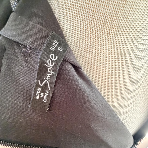 Simplee Rose gold Sequin plunge v-neckline backless mermaid dress in Black - Picture 8 of 8